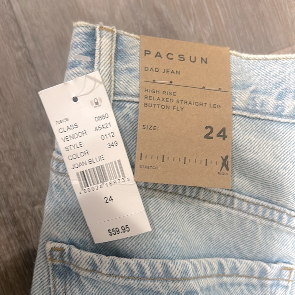 PacSun Dad Jean High Rise Relaxed Straight Leg